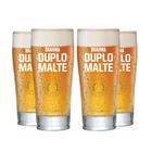 Conjunto 4 Copos para Cerveja Brahma Duplo Malte Original 300 ml