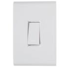 Conjunto 4x2 1 Interruptor Simples 10A Branco LIZ TRAMONTINA