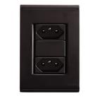 Conjunto 4x2 2 Tomadas 20A 250V Preto Liz - Tramontina