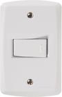 Conjunto 4x2 com 1 Interruptor Simples 10 A 250 V Horizontal Tramontina Lux2 Branco