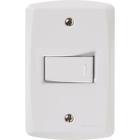 Conjunto 4x2 com 1 Interruptor Simples 10 A 250 V Horizontal Tramontina Lux2 Branco