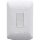 Conjunto 4x2 Com 1 Interruptor Simples Tramontina Aria 6 A 250 V Branco Tramontina