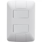 Conjunto 4x2 com 2 Interruptores Paralelos Tramontina Aria 6 A 250 V Branco