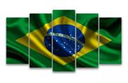 Conjunto 5 Quadros Brasil "