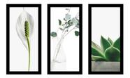 Conjunto 5 Quadros Decorativos Corredor Hall Plantas"