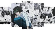 Conjunto 5 Quadros L Anime Capa Death Note "