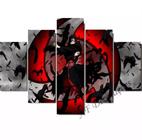 Conjunto 5 Quadros Naruto Anime Akatsuki"