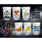 Conjunto 6 Copos Americano Liga Da Justiça Símbolos Super Heróis 190ML