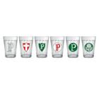 Conjunto 6 Copos Americanos Palmeiras Porco Licenciado