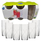 Conjunto 6 Copos Long Drink Brisa 300ml Jogo Nadir