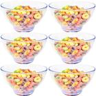 Conjunto 6 Pote Acrílico Bowl Molho Petisqueira Frutas 700Ml