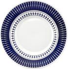 Conjunto 6 pratos de sobremesa 18cm em Cerâmica Donna Colb Biona Oxford Azul