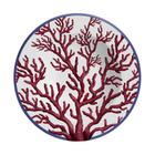 Conjunto 6 Pratos Fundo Coral Gables Alleanza Cerâmica 25cm