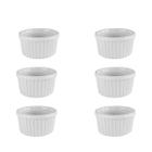 Conjunto 6 Ramequim 50Ml Ramekin Tigela Forno Porcelana 285