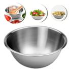 Conjunto 6 Tigelas Redondas Bowl Em Aço Inox Multiuso 16cm - Clink