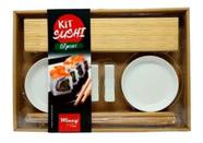 Conjunto 7 Peças Para Sushi Comida Japonesa Completo