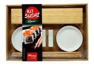 Mandiali e-Shop : Kit para Comida Japonesa 2 Tigelas + Pratos + 2 Colheres  + 2 Pares de Hashi