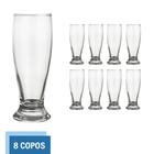 Conjunto 8 Copos Vidro 300ml Munich Chopp Transparente Nadir - NADIR FIGUEREIDO