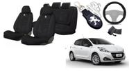 Conjunto Aconchego Premium Peugeot 208 13-20 +(Capa Volante) + Chaveiro