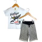 Conjunto Alekids Camiseta e Bermuda Vintage