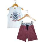 Conjunto Alekids Regata e Bermuda Marine