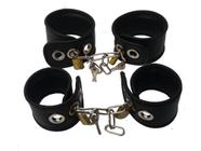 Conjunto Algemas com Tornozeleiras almofadadas com cadeados. AL037