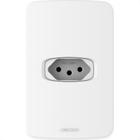 Conjunto Alumbra Gracia 4X2 Branco Com Placa 1 Tomada 10A 85333