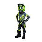 Conjunto Amx Wg Roupa Infantil Calça Camisa Trilha Motocross