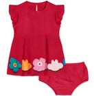 Conjunto Antiviral Vestido e Calcinha Bebê Lilica