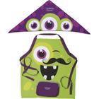 Conjunto Avental e Bandana Infantil Tramontina Monsterchef