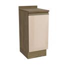 Conjunto Balcão 1 porta com tampo CB1037 Linha Curve Kappesberg