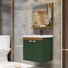 Conjunto Banheiro Completo Prime Balcão com Cuba e Espelho - Diversas Cores - Comprar Móveis em Casa