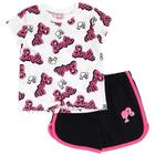 Conjunto Barbie para Meninas: Blusa e Shorts Dolphin Active