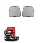 Conjunto Base Vidro Scania P G R Auxiliar Convexo Menor Par