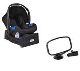 Conjunto Bebê Conforto Touring X E Base Com Espelho 2 Em 1