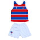 Conjunto Bebê Infantil Fortaleza Regata Torcida Baby Oficial