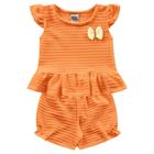 Conjunto Bebe Laranja Fantasy Kiko E Kika