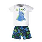 Conjunto bebê menino dino boca grande