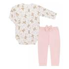 Conjunto Bebê Mini & Co Ursinhos Rosa Claro - 0529