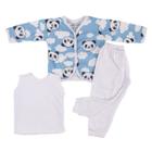 Conjunto Bebe Pagão Recém-nascido 100% Algodão 03B