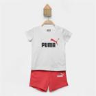 Conjunto Bebê Puma Minicats Short e Camiseta