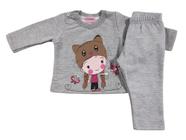 Conjunto Bebe Tamanho P Moletom Menina Big Day/Duduka/Elian Inverno