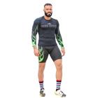 Conjunto Bermuda E Camiseta Manga Longa Ciclismo Masculino 1