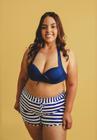 Conjunto Biquíni Busto Mariscal com Short Beach Plus Size