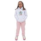 Conjunto Blusa Canguru Menina Infantil Estampa Unicornio Com Calça Basica Quentinha Para Inverno