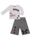 Conjunto Blusa e Calça Pantacourt Momi Infantil J2894