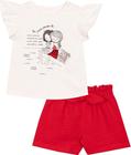 Conjunto Blusa e Short Feminino Nini e Bambini