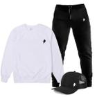 Conjunto Blusa Gola Careca e Calça Moletom Agasalho Dibre com Boné TropiCaos