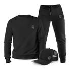 Conjunto Blusa Gola Careca e Calça Moletom Agasalho Pré Historic com Boné TropiCaos