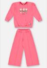 Conjunto Blusão e Wide Leg Infantil Menina Up Baby